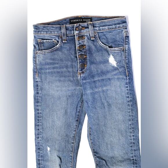🔥🔥FIRE SALE🔥🔥 VERONICA BEARD Womens Faye Skinny Leg Jeans Size 24 - Picture 1 of 10